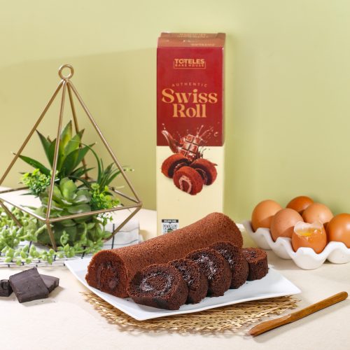 SWISS ROLL COKELAT